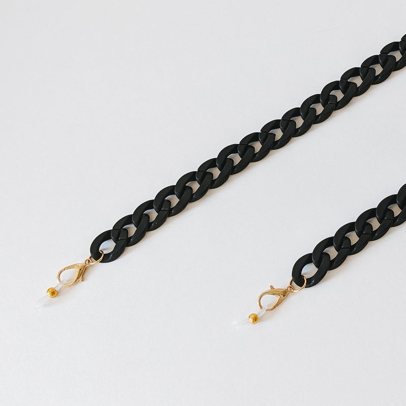 The Chunky Jet Convertible Eyewear/Mask Chain