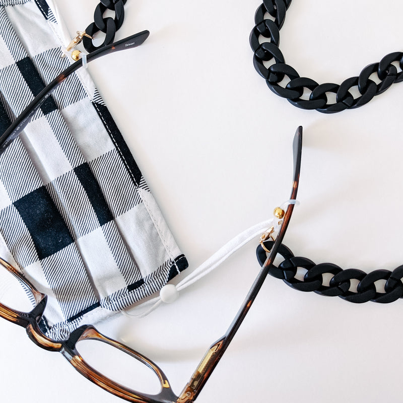The Chunky Jet Convertible Eyewear/Mask Chain