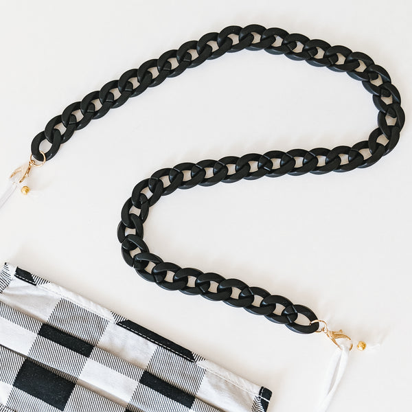 The Chunky Jet Convertible Eyewear/Mask Chain