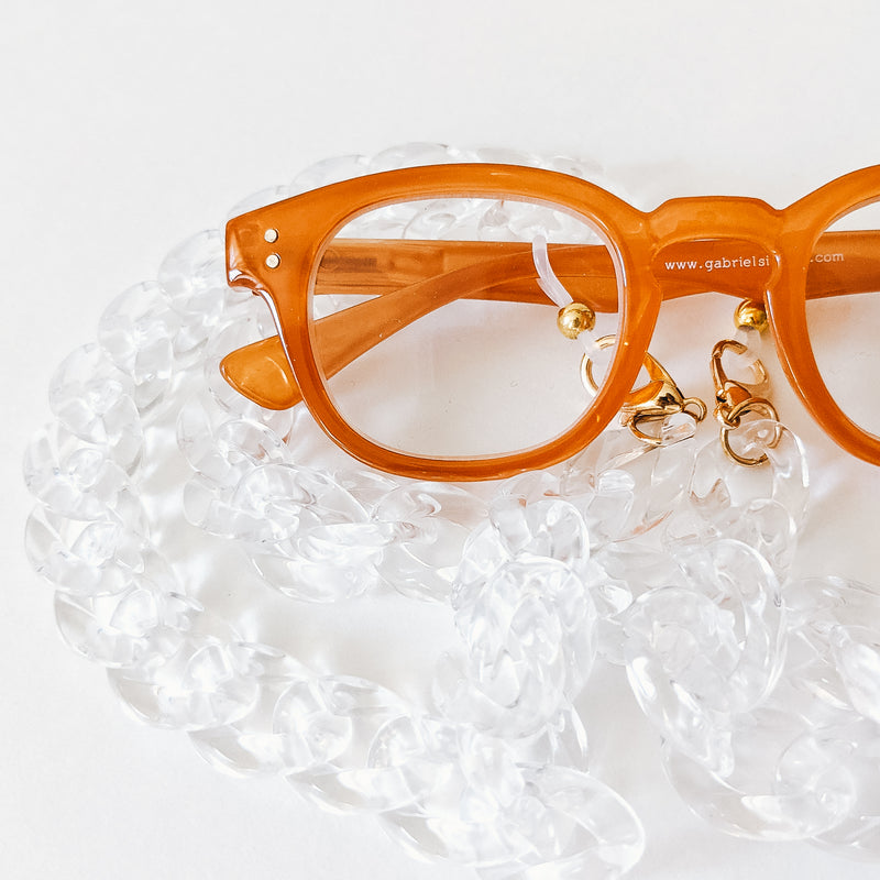 The Chunky Crystal Convertible Eyewear/Mask Chain