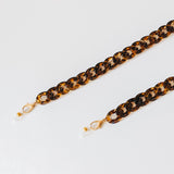 The Chunky Tortoise Convertible Eyewear/Mask Chain