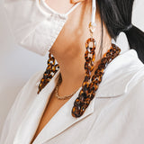 The Chunky Tortoise Convertible Eyewear/Mask Chain