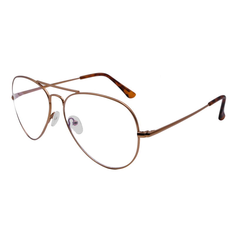 Gabriel + Simone Maverick Bronze blue light readers