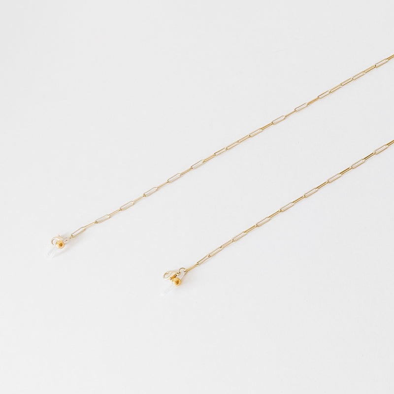 The Paperclip Antique Gold Convertible Eyewear/Mask Chain
